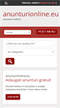 Mobile Screenshot of anunturionline.eu